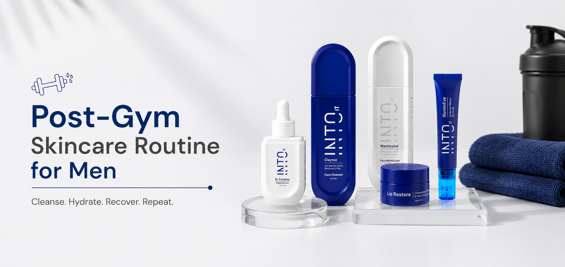 Post-Gym Skincare Routine for Men