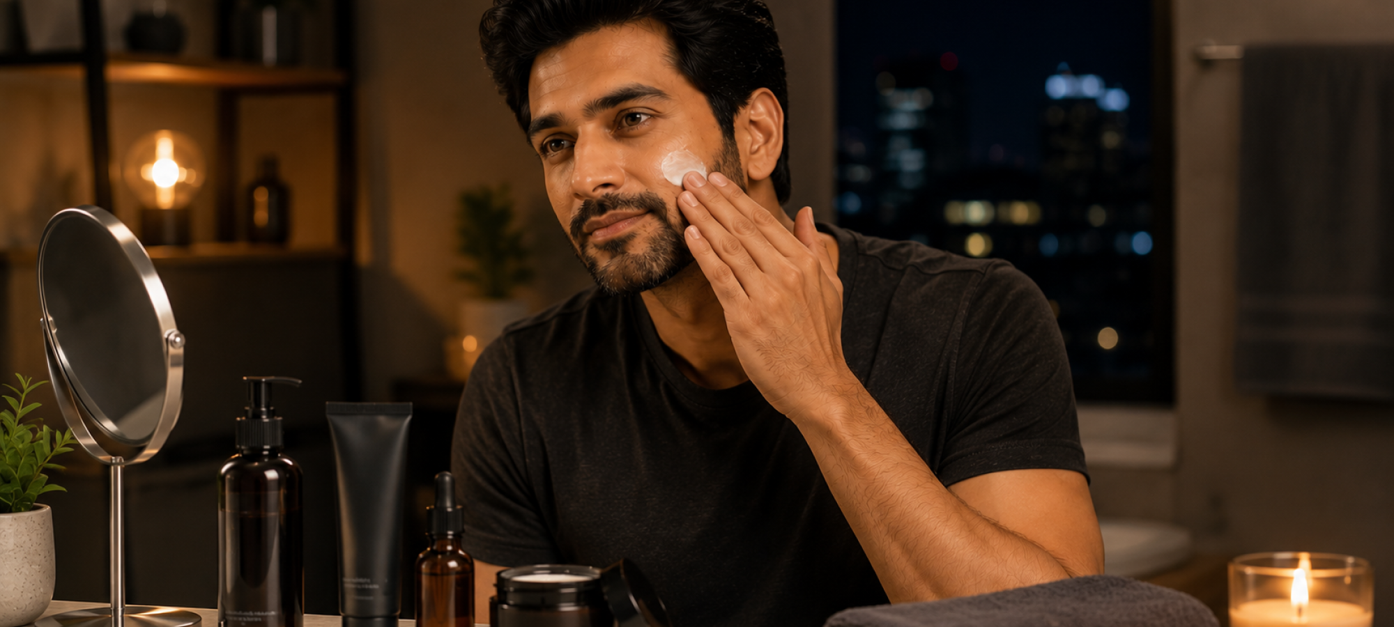 Night Skincare Routine for Men