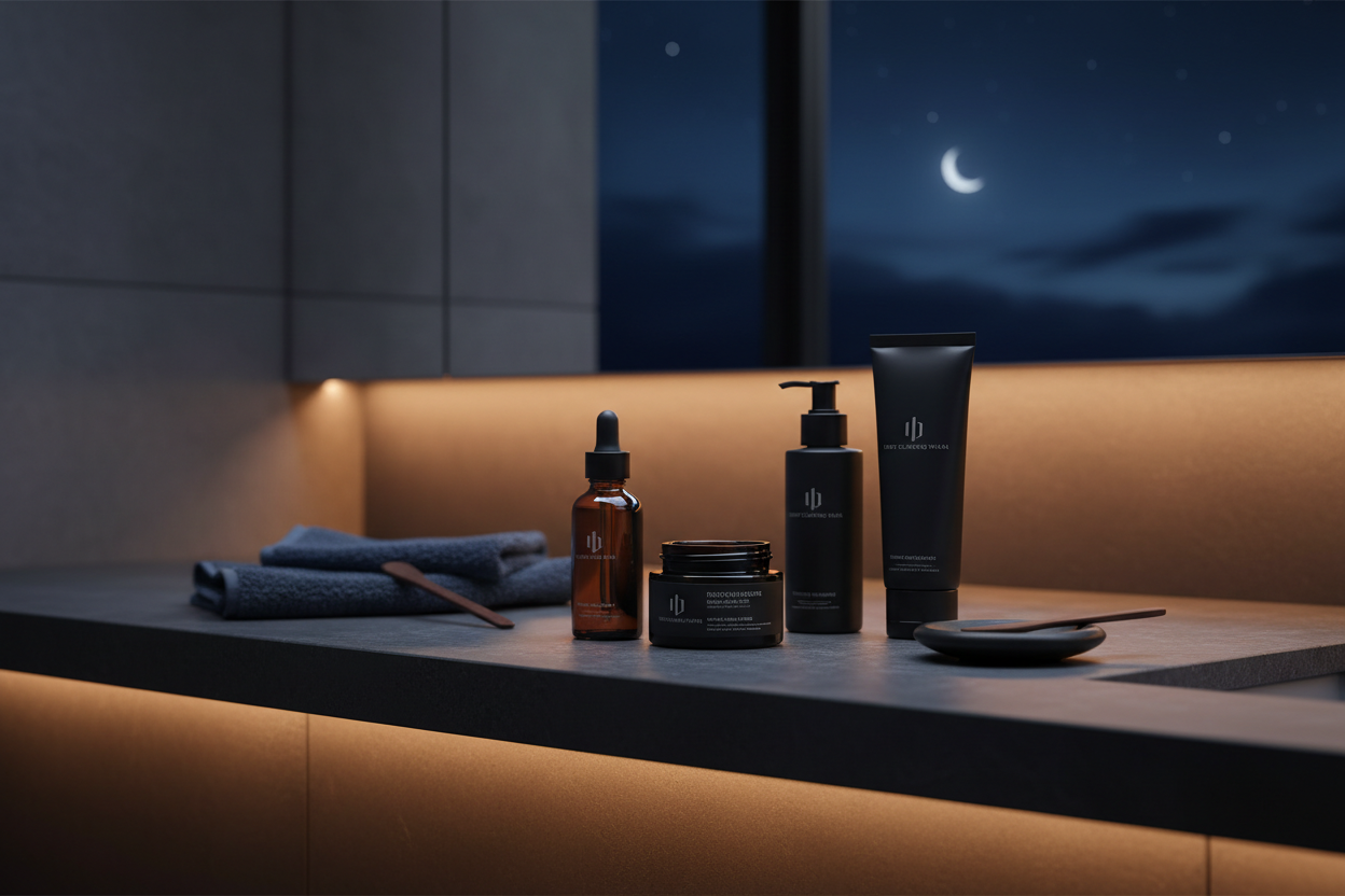 Night Skincare Routine for Men