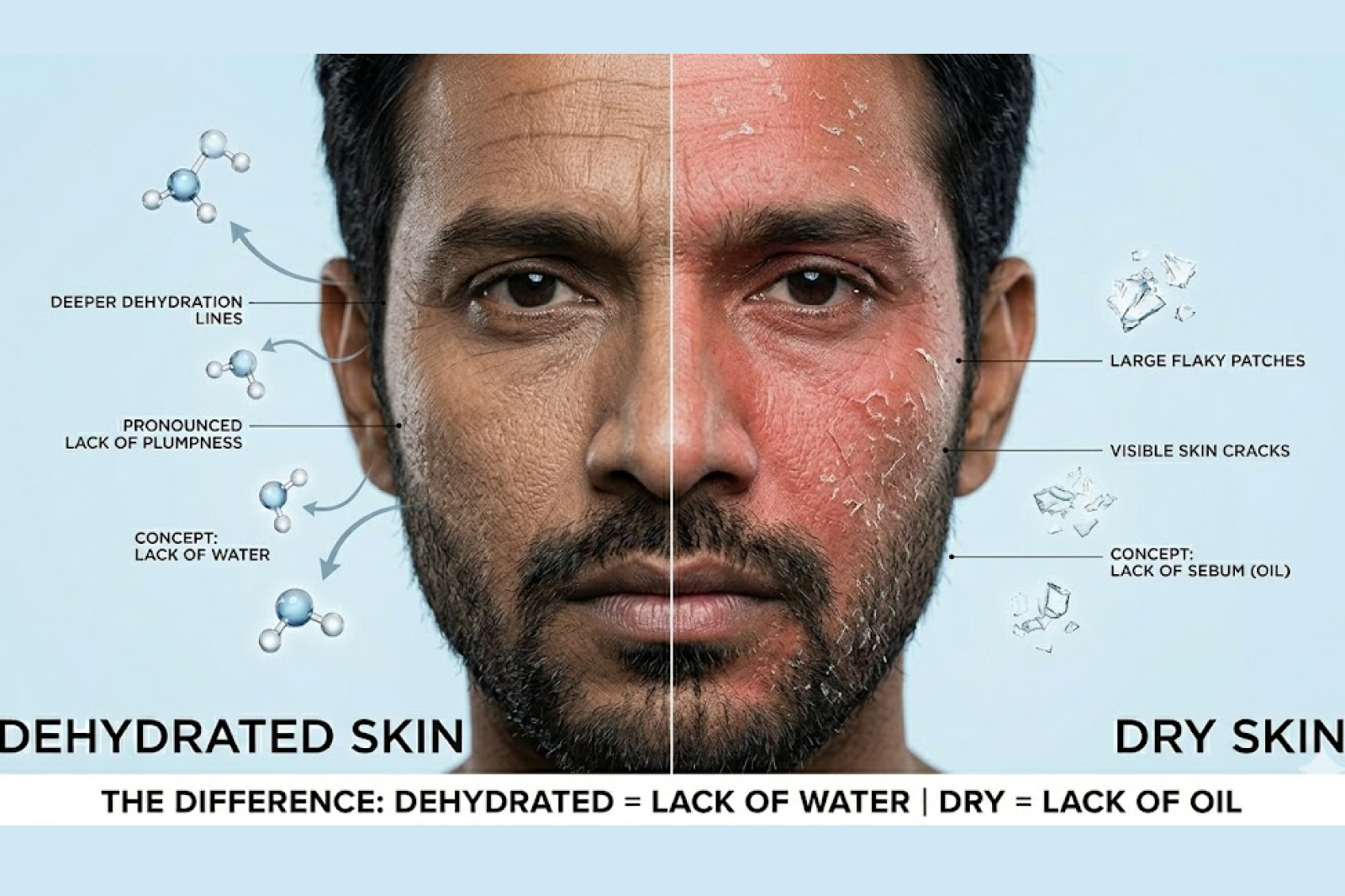 Dehydrated Skin vs Dry Skin: What Is the Difference?