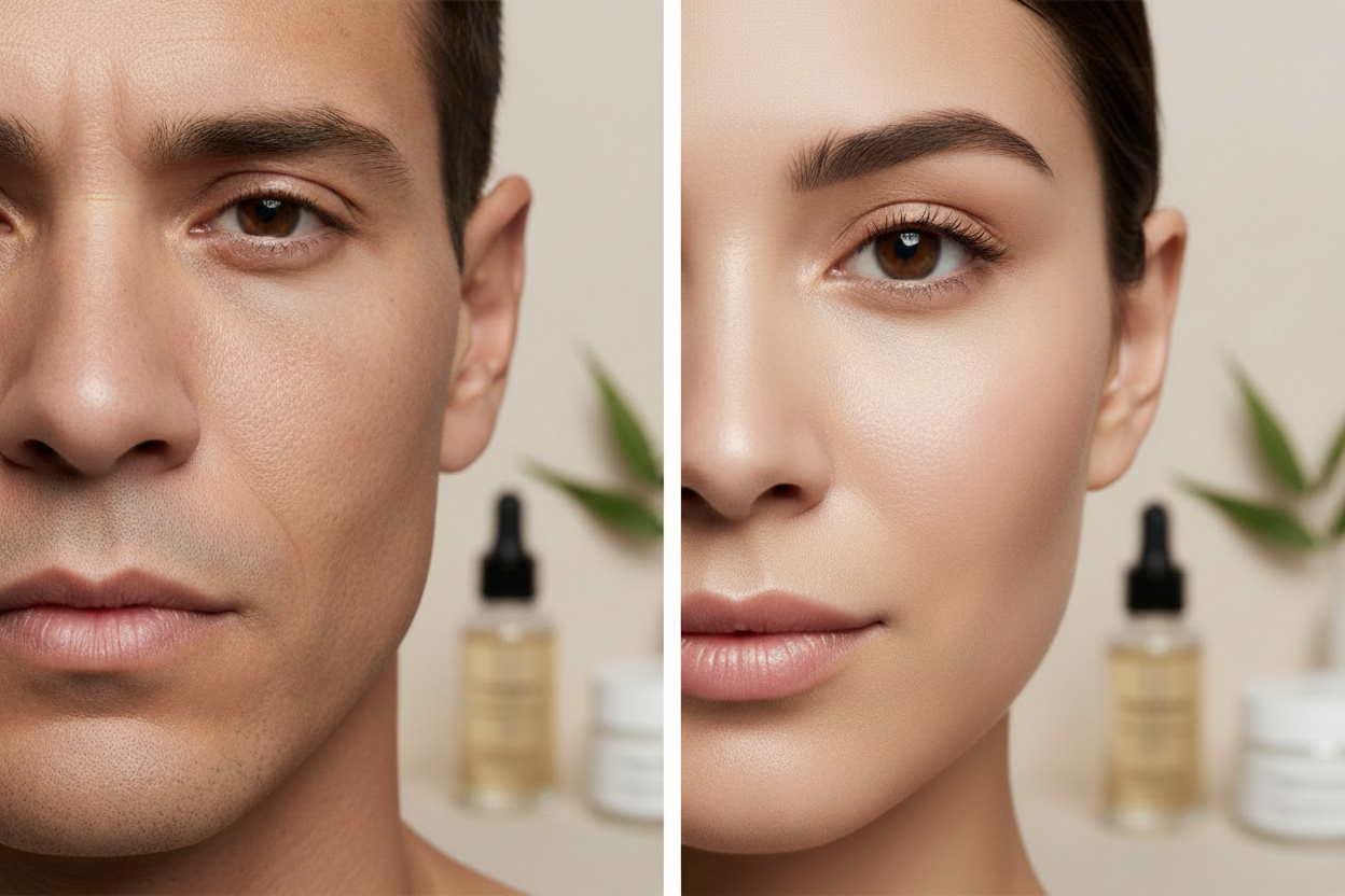 How Men's Skin Is Different from Women's Skin